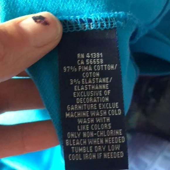 RALPH Lauren bright blue polo - Picture 5 of 6